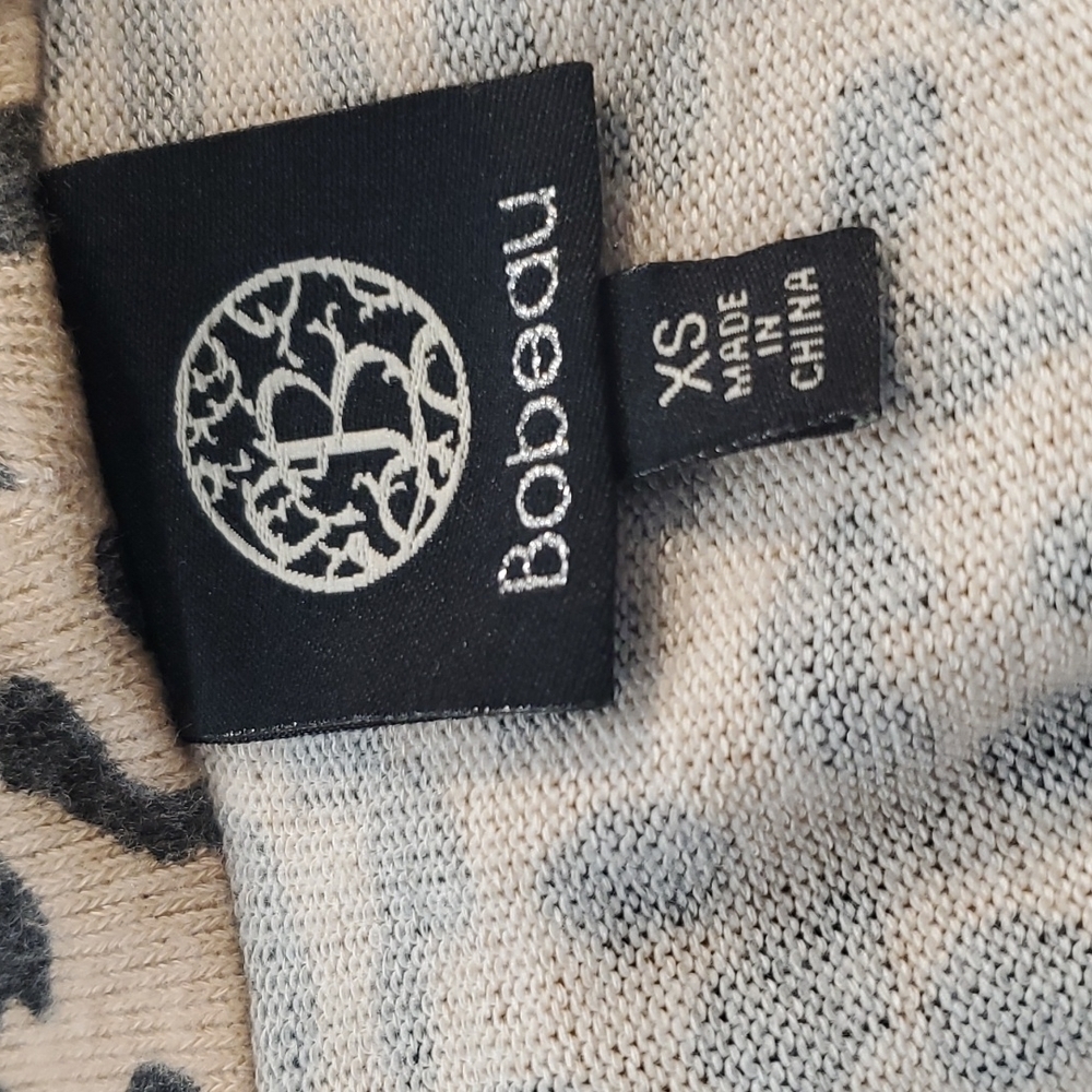 Bobeau Cheetah Print Waterfall Cardigan SZ XS - Picture 5 of 9